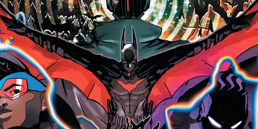 Batman Beyond Comic cover to Batman/Static Beyond 