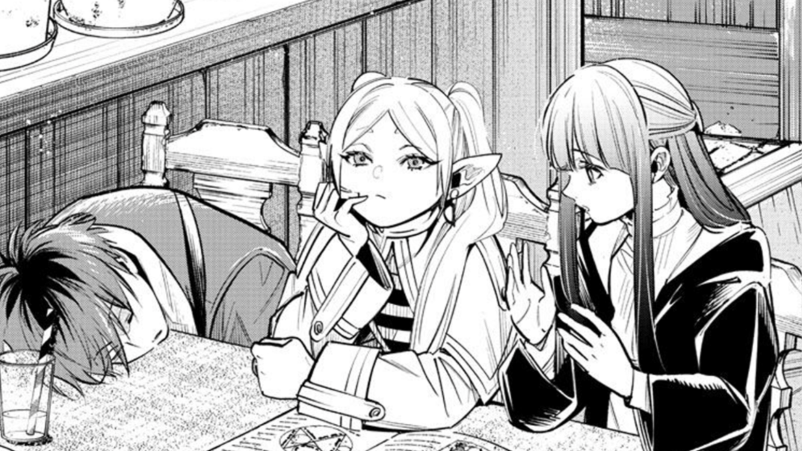 Manga panel from Frieren: Beyond Journey's End
