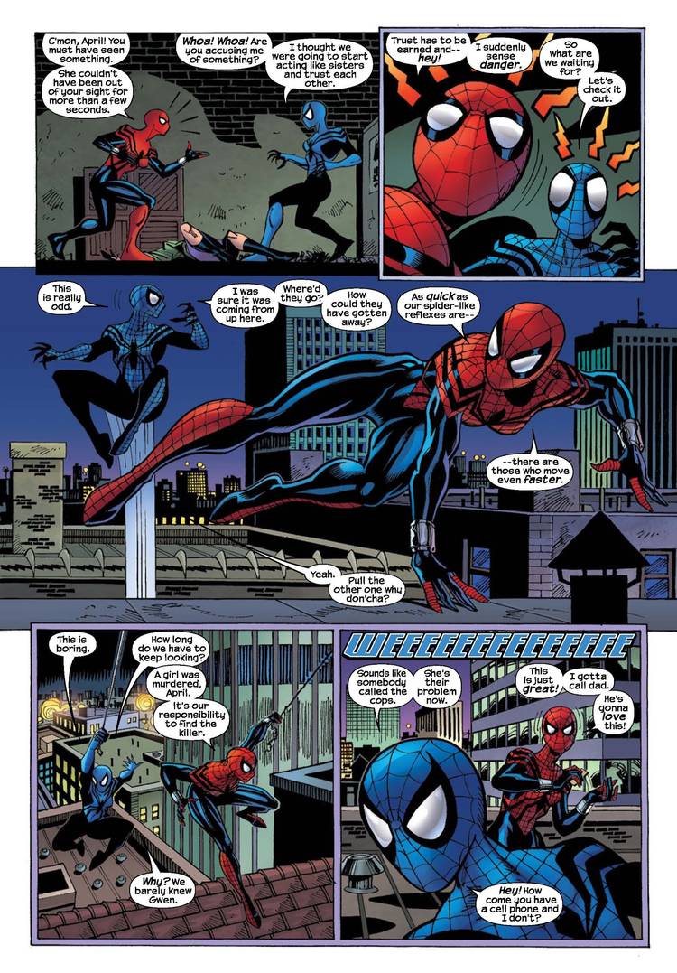 A page from The Spectacular Spider-Girl