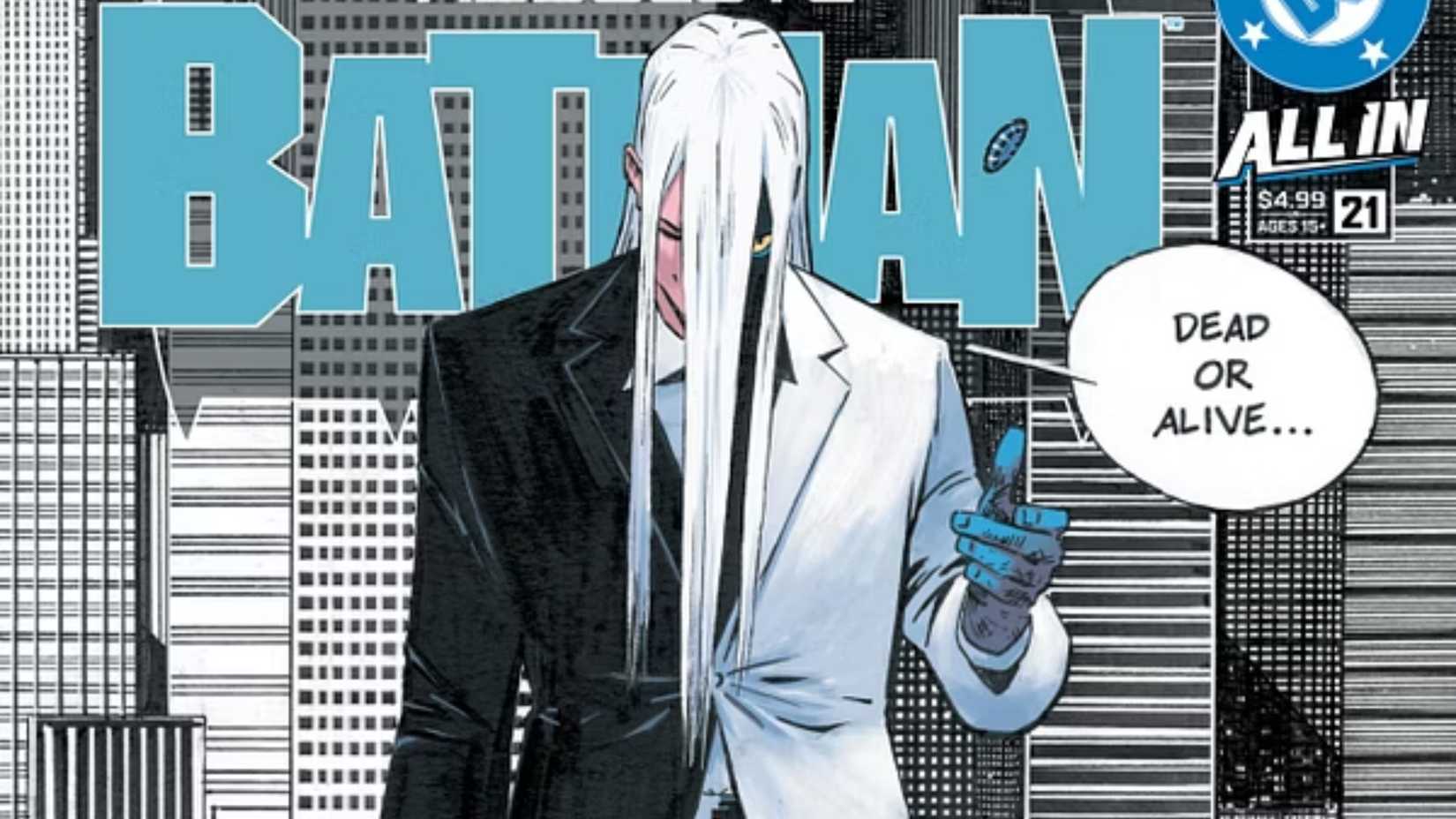 Absolute Two-Face on Absolute Batman 21 cover