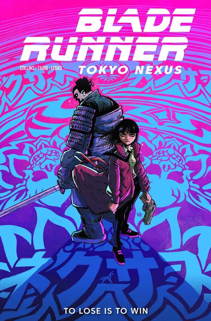Okładka komiksu Blade Runner: To Lose Is To Win, prezentująca mroczną i klimatyczną oprawę graficzną tego wyczekiwanego przez fanów, nowego rozdziału serii.