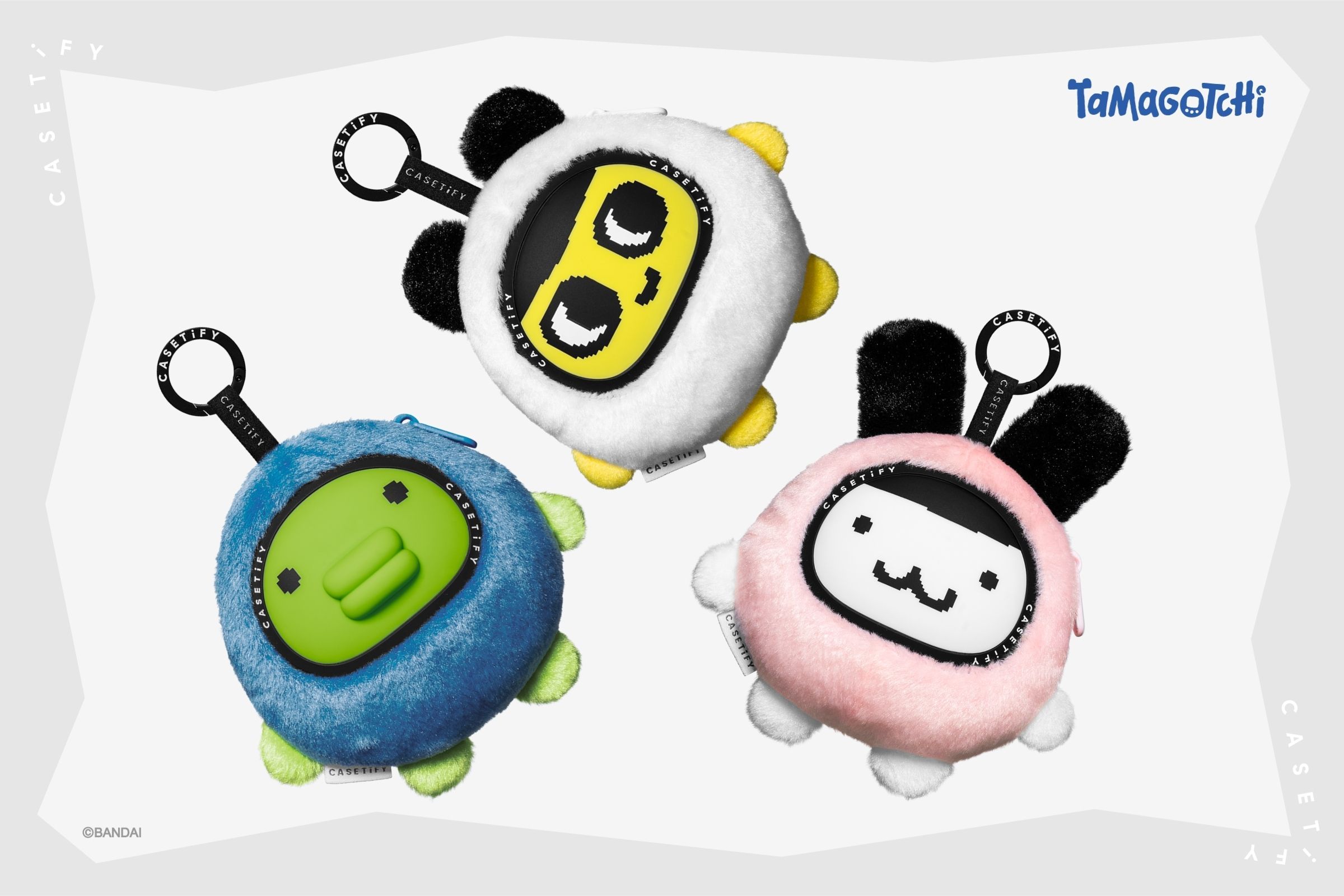 CASETiFY×たまごっち　3-way Crossbody Charm CASETiFY Officially Brings Back Tamagotchi for New Limited Edition