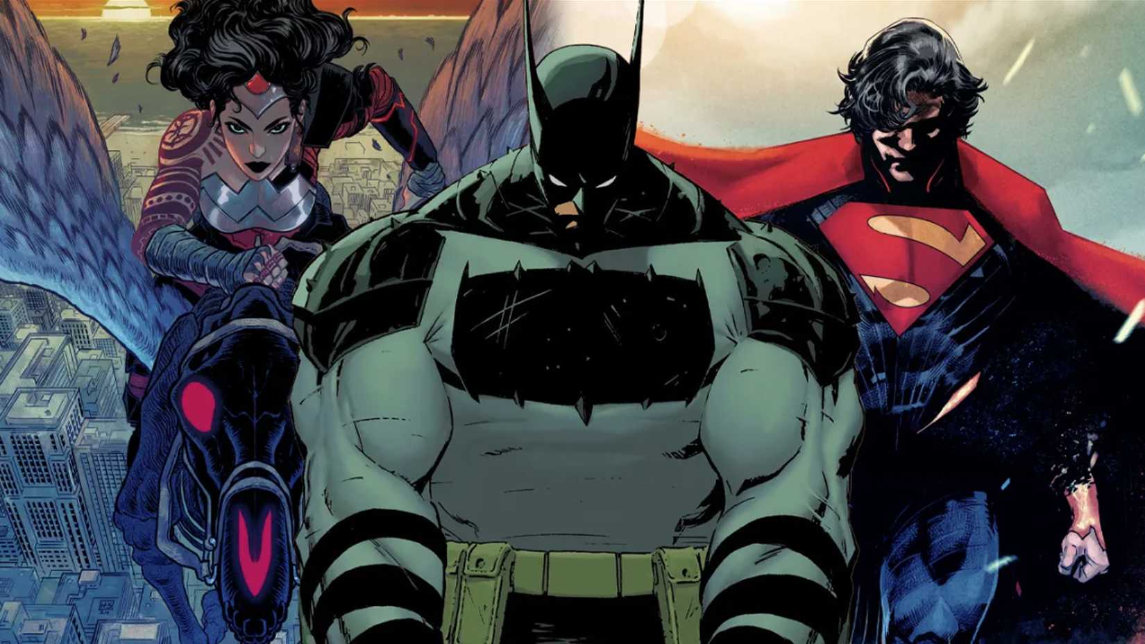 DC's Trinity looking edgier than usual in the Absolute Universe