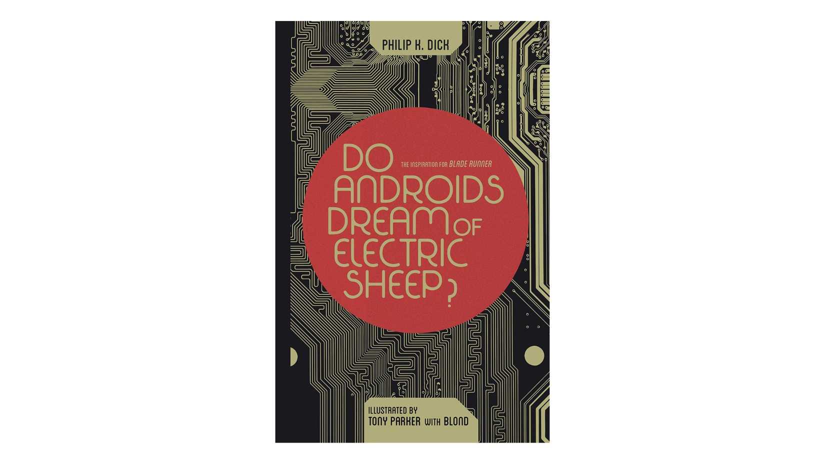 Do Androids Dream of Electric Sheep? by Philip K. Dick book cover on a white background