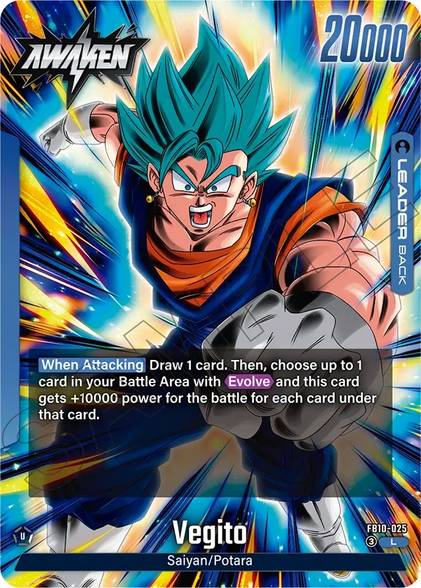 dragon ball super card game blue vegito SSB Vegito, the Savior - Expansion Deck Box Set 01: Mighty Heroes