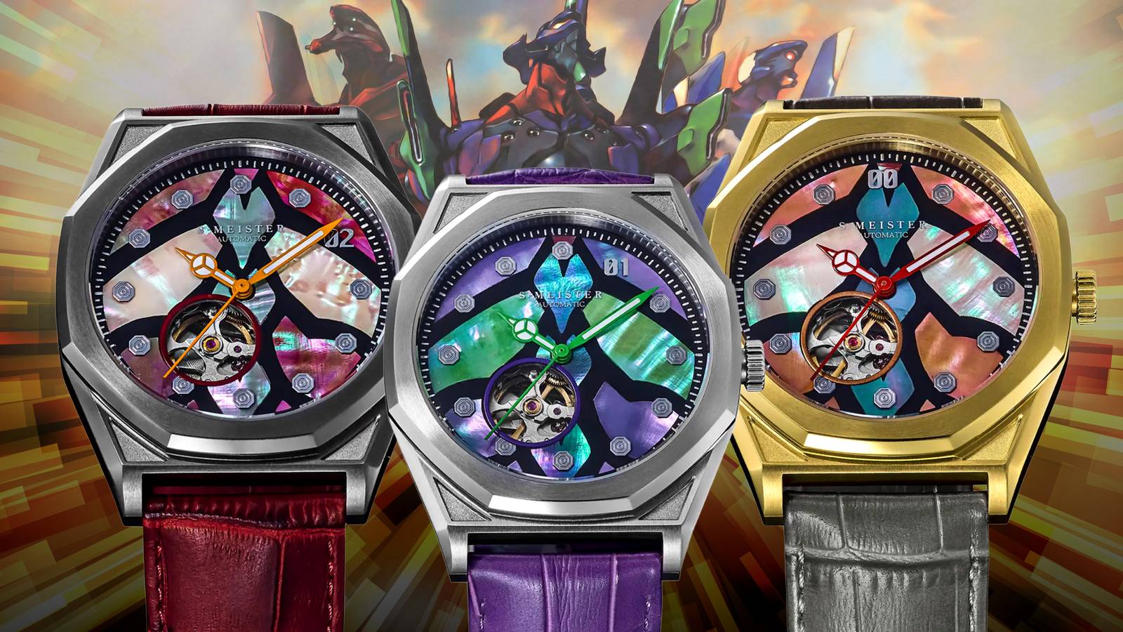 Evangelion Launches 3 New Limited-Edition Mecha Watches for ...