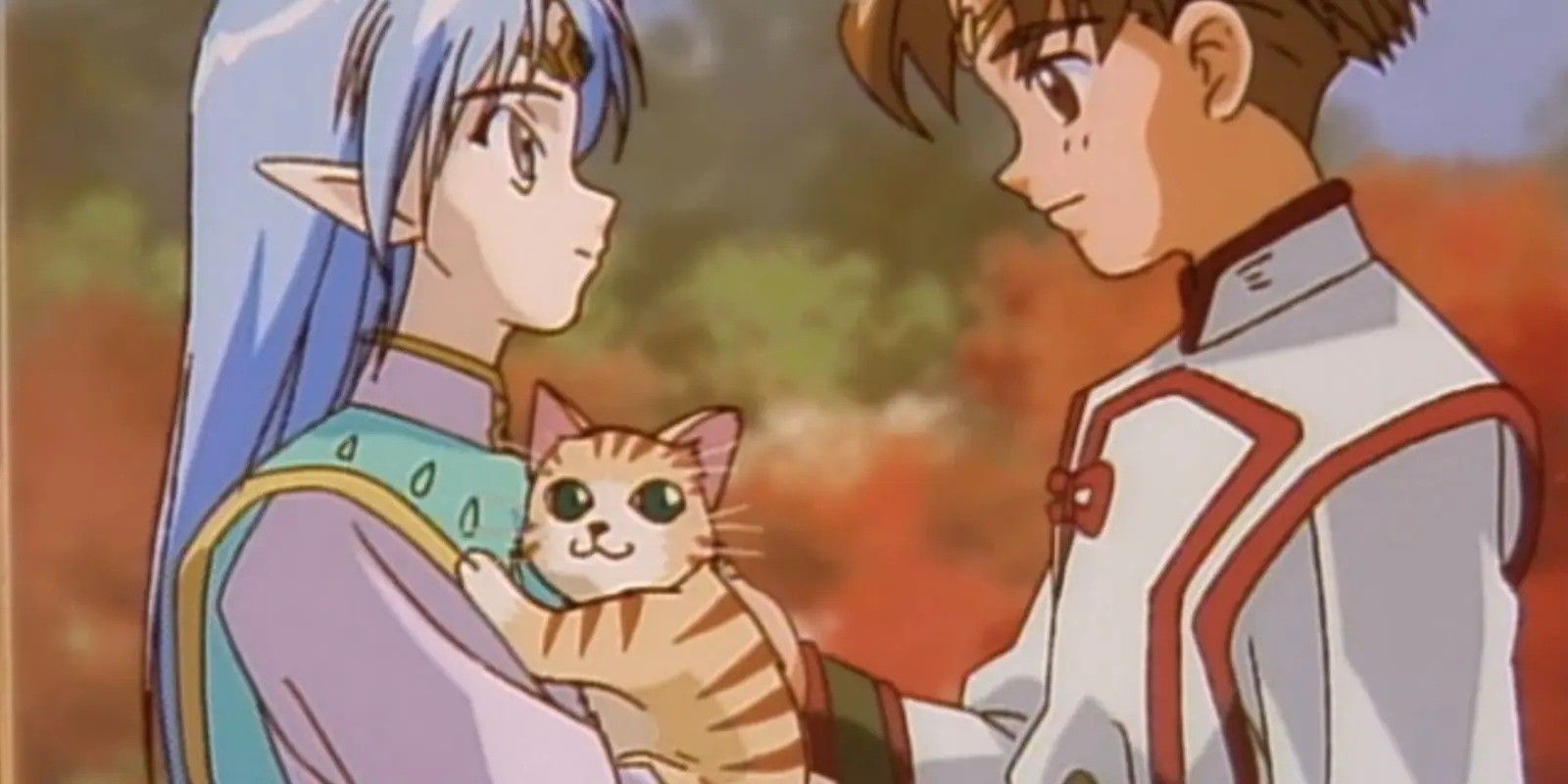 Lafiel and Jinto in Crest of the Stars anime