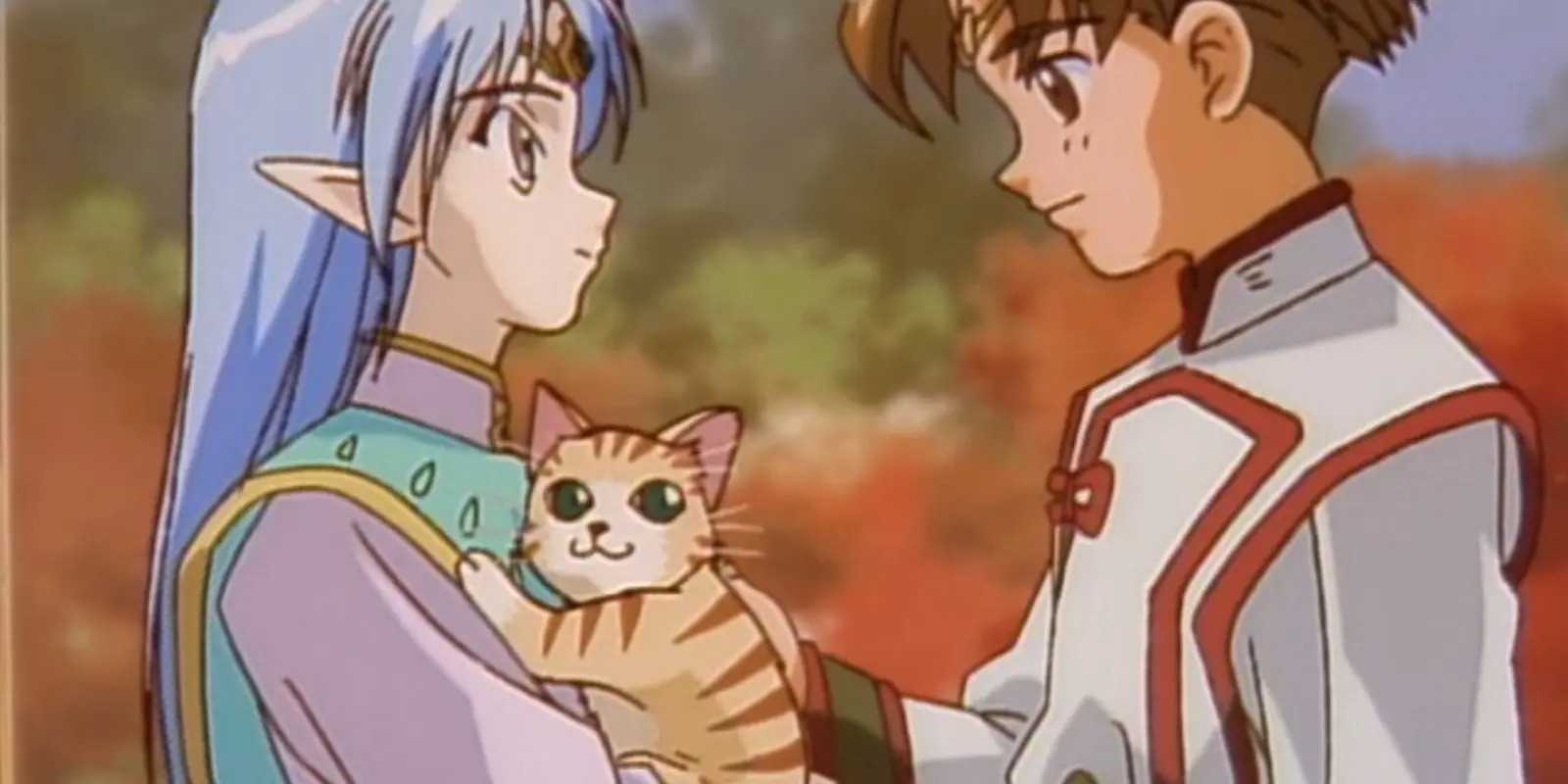 Lafiel and Jinto in Crest of the Stars anime
