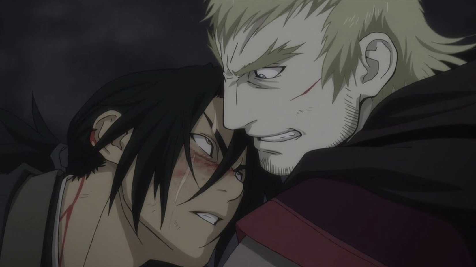 Nanashi and Luo Lang clash in Sword of the Stranger anime