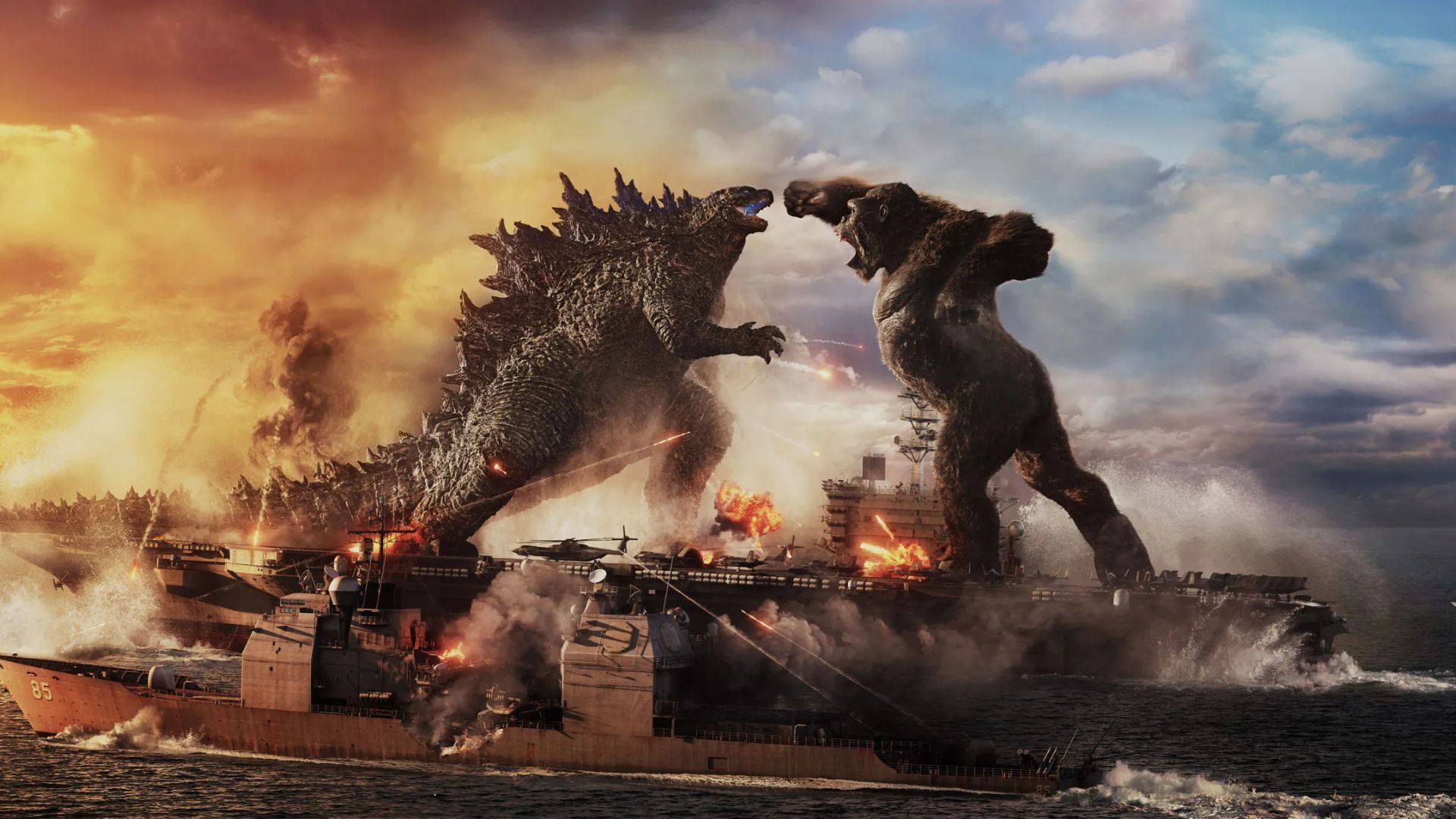 Godzilla and King Kong Duked Their Ship Out in Godzilla vs. Kong
