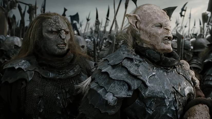 Gothmog and other Orcs in The Lord of the Rings: The Return of the King