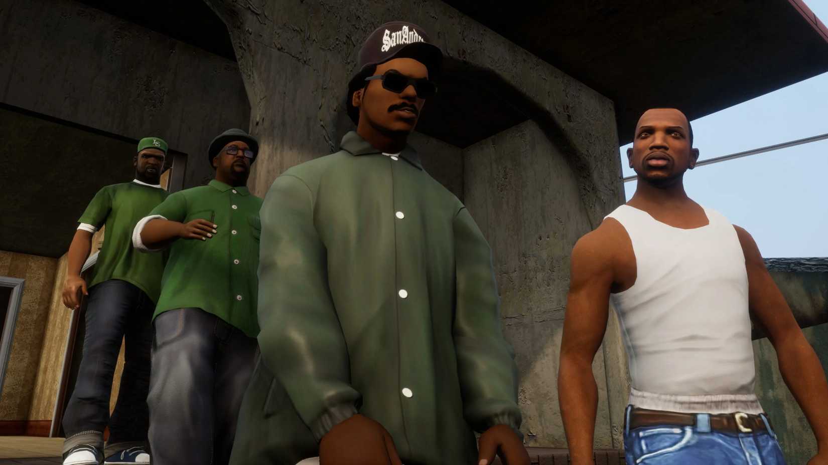 Main cast of characters in Grand Theft Auto: San Andreas video game