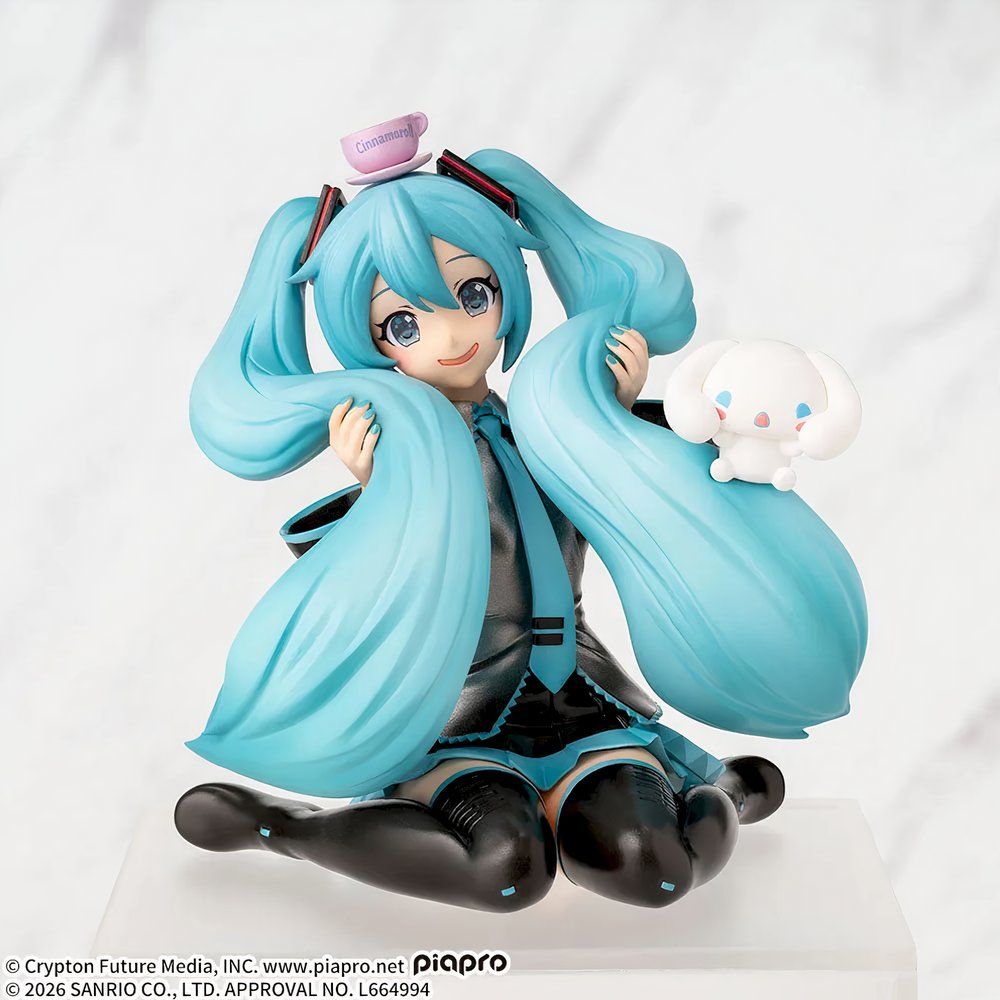 【未開封】初音ミク Cinnamoroll フィギュア 6個セット Hatsune Miku & Cinnamoroll Officially Reunite This June in New