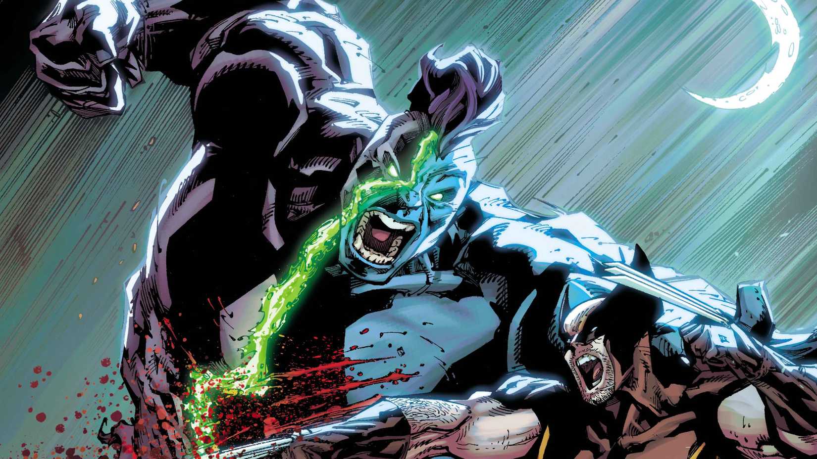 Infernal Hulk vs. Wolverine #1 variant cover