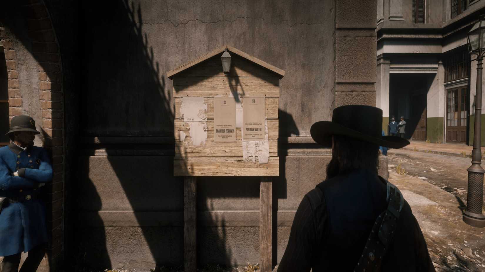 Job board added with the Jobs mod for Red Dead Redemption 2