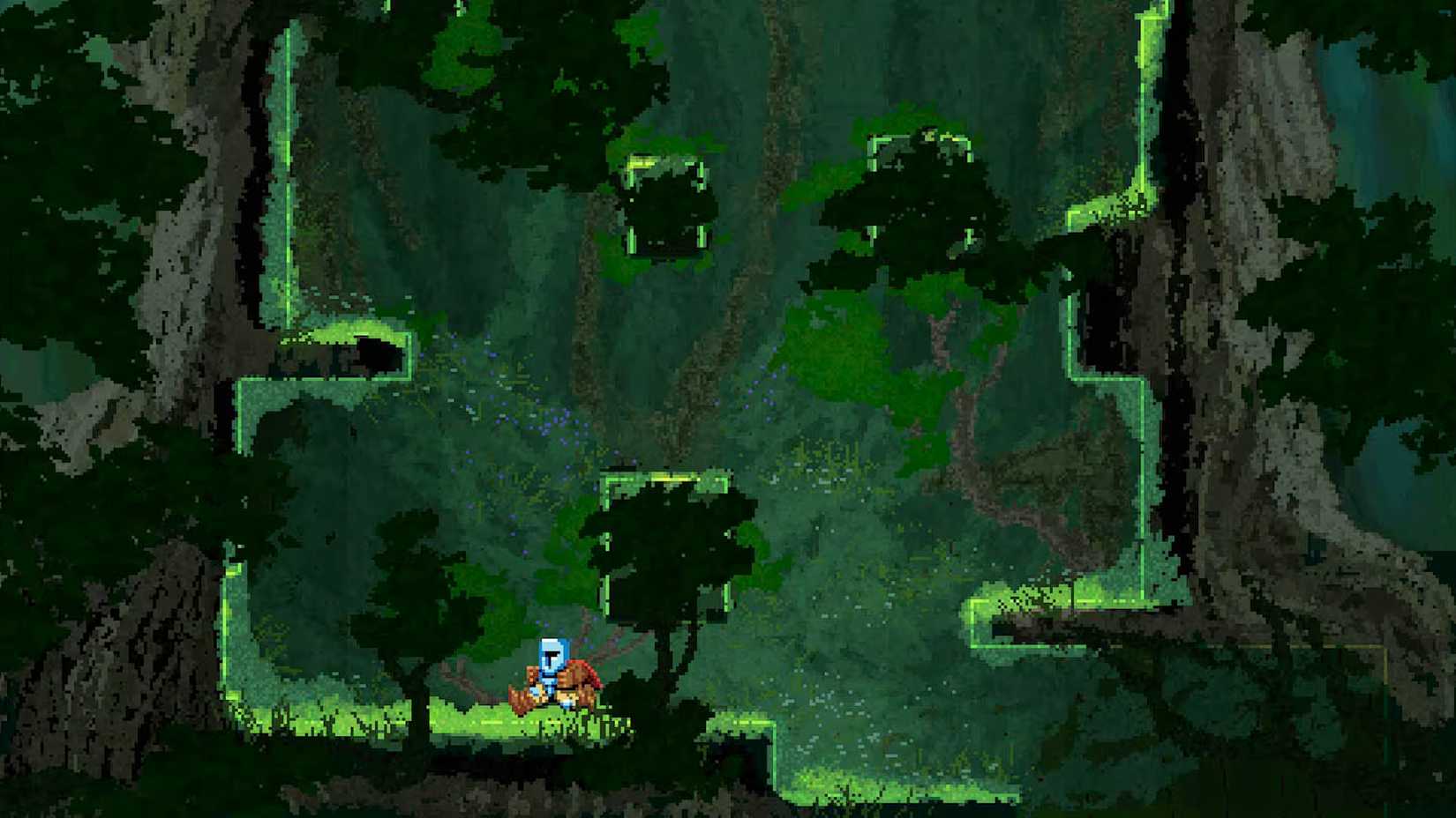 A Jump King screenshot featuring the player character at the bottom of a level.