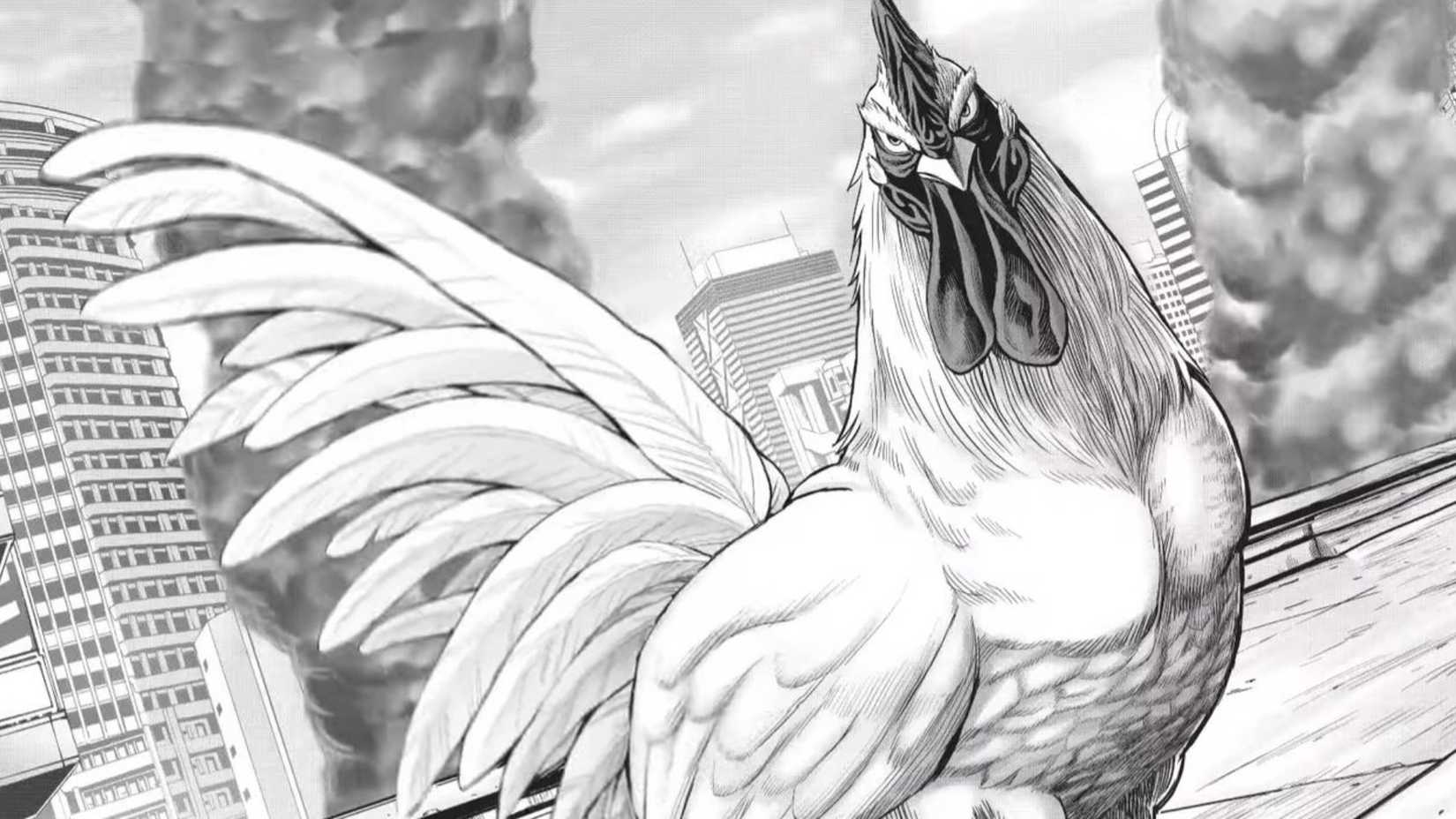 Keiji from Rooster Fighter manga panel