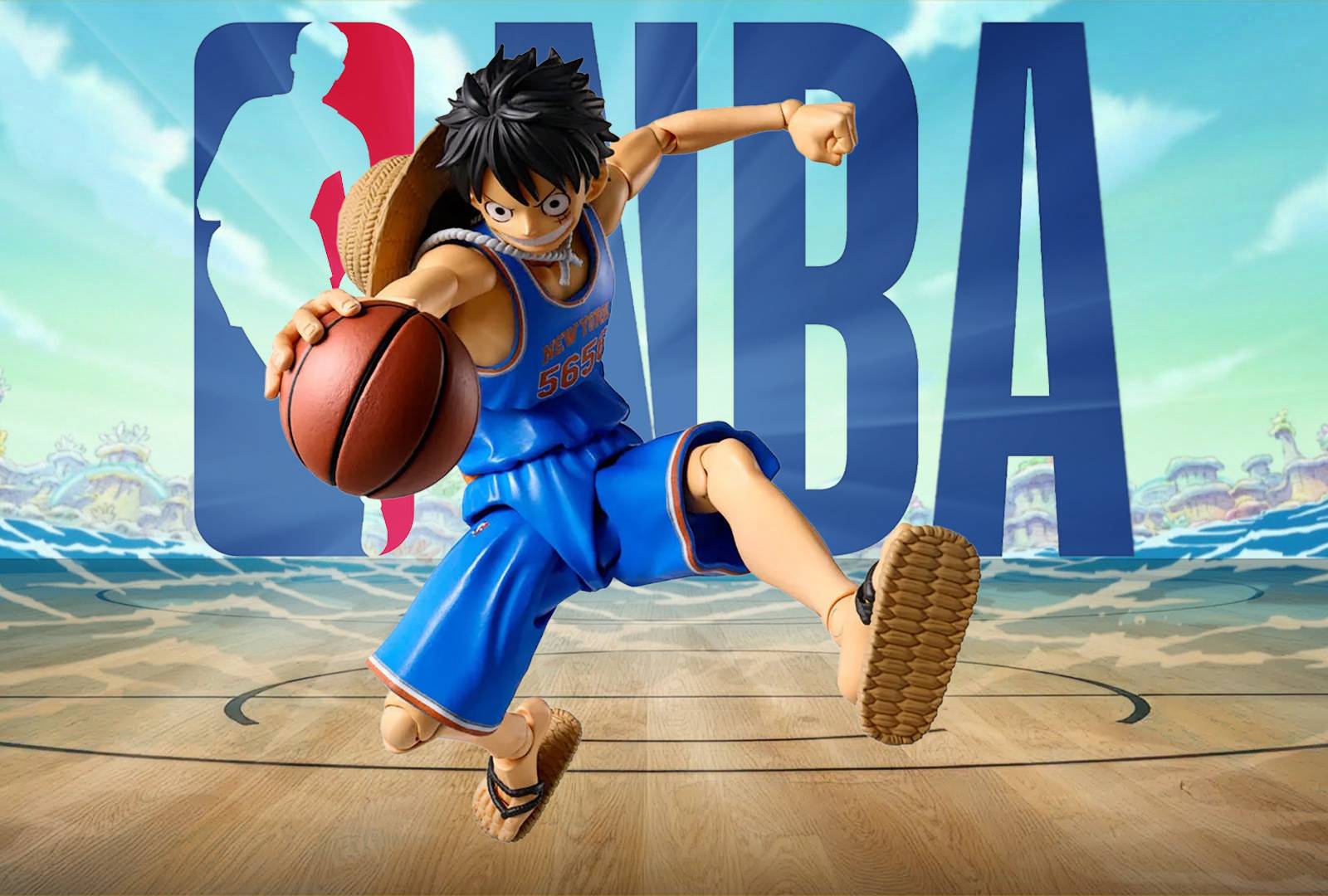 One Piece and NBA Officially Unite as Luffy Joins the New York Knicks