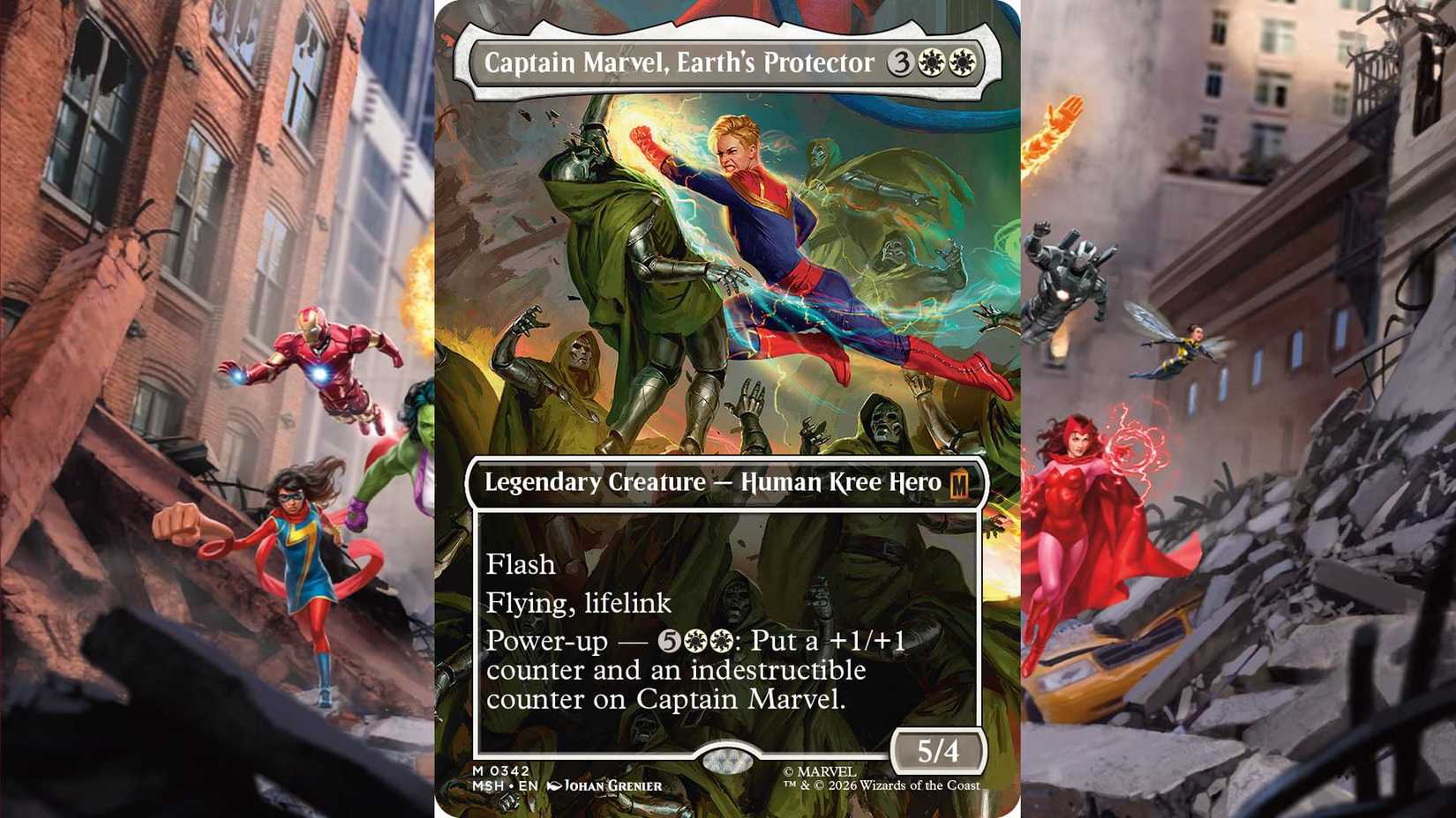 Magic the Gathering Marvel Scene Card