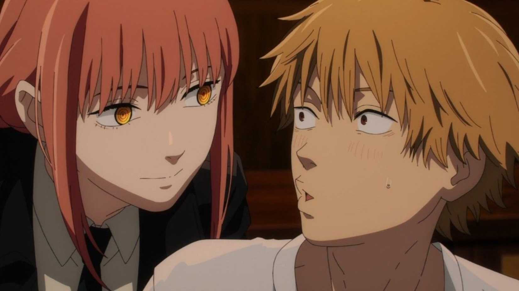 Makima asks Denji about his kiss in Chainsaw Man.