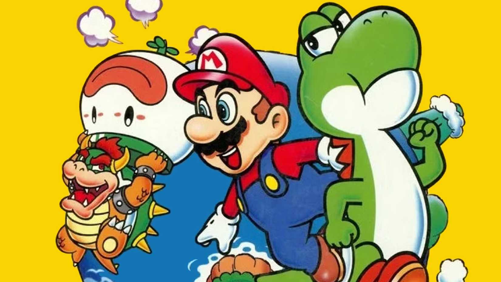Mario, Yoshi and Bowser from Super Mario World