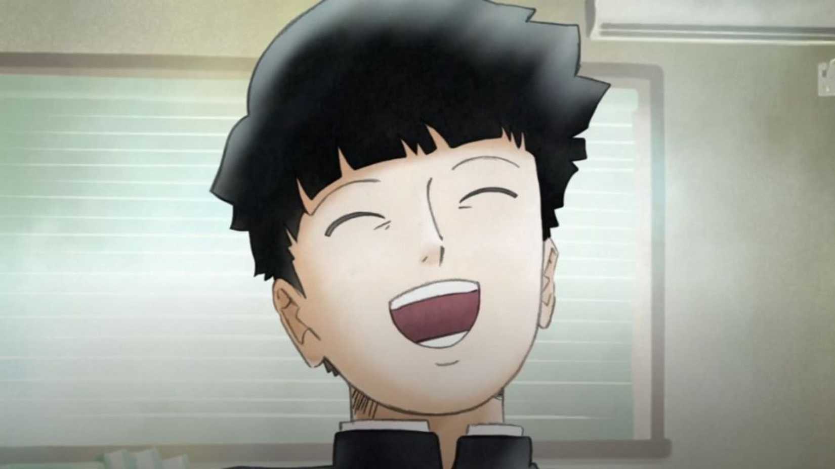 Mob is at peace and laughs in Mob Psycho 100 finale.