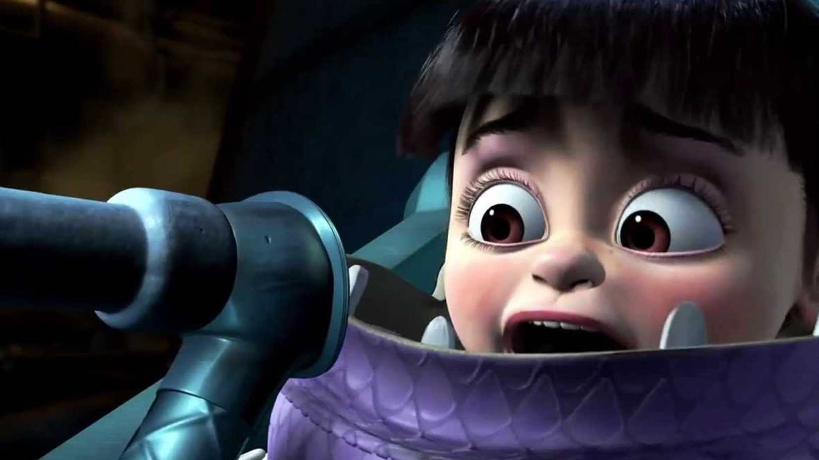 Boo screams in Monsters, Inc.