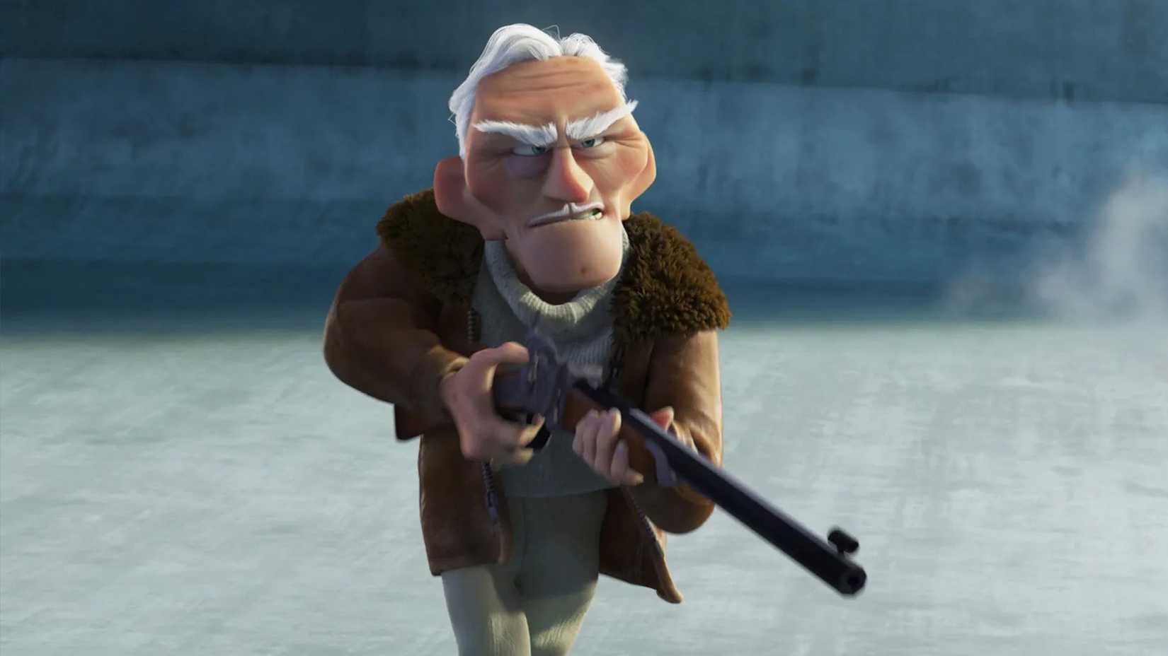 Muntz carries a gun in Up.