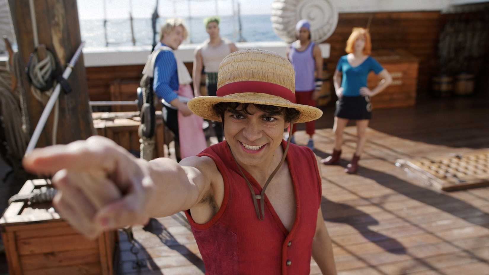 Capture d'écran Netflix One Piece de Monkey D. Luffy