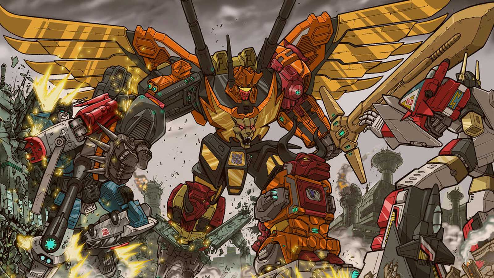 Predaking Turns Five Predacons Into One Monster