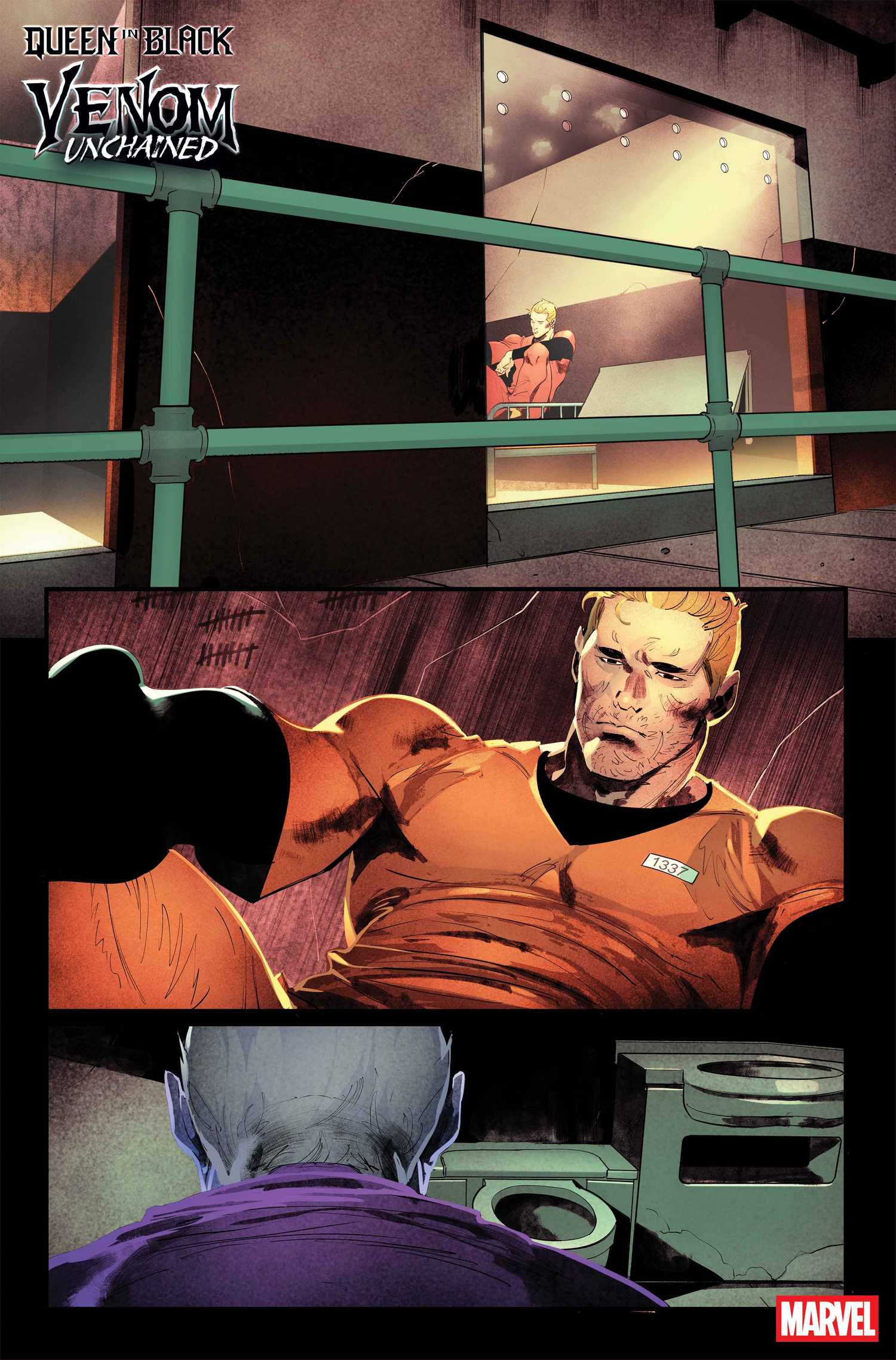 Eddie is in his prison bunk