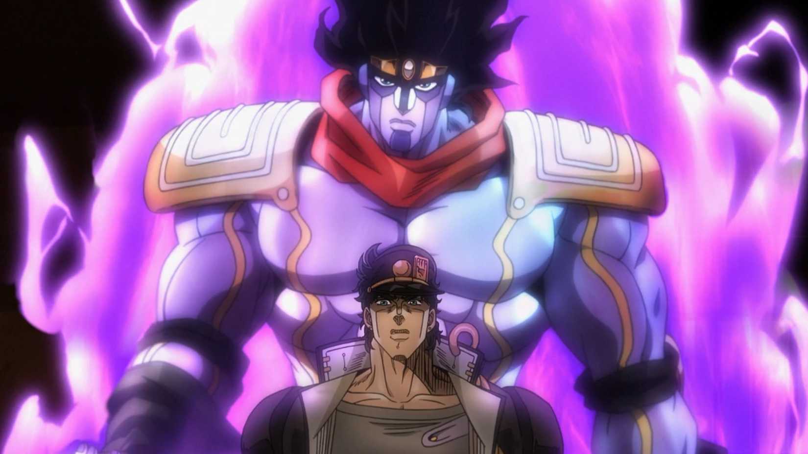 Stand Star Platinum dans l'anime Jojo's Bizarre Adventure