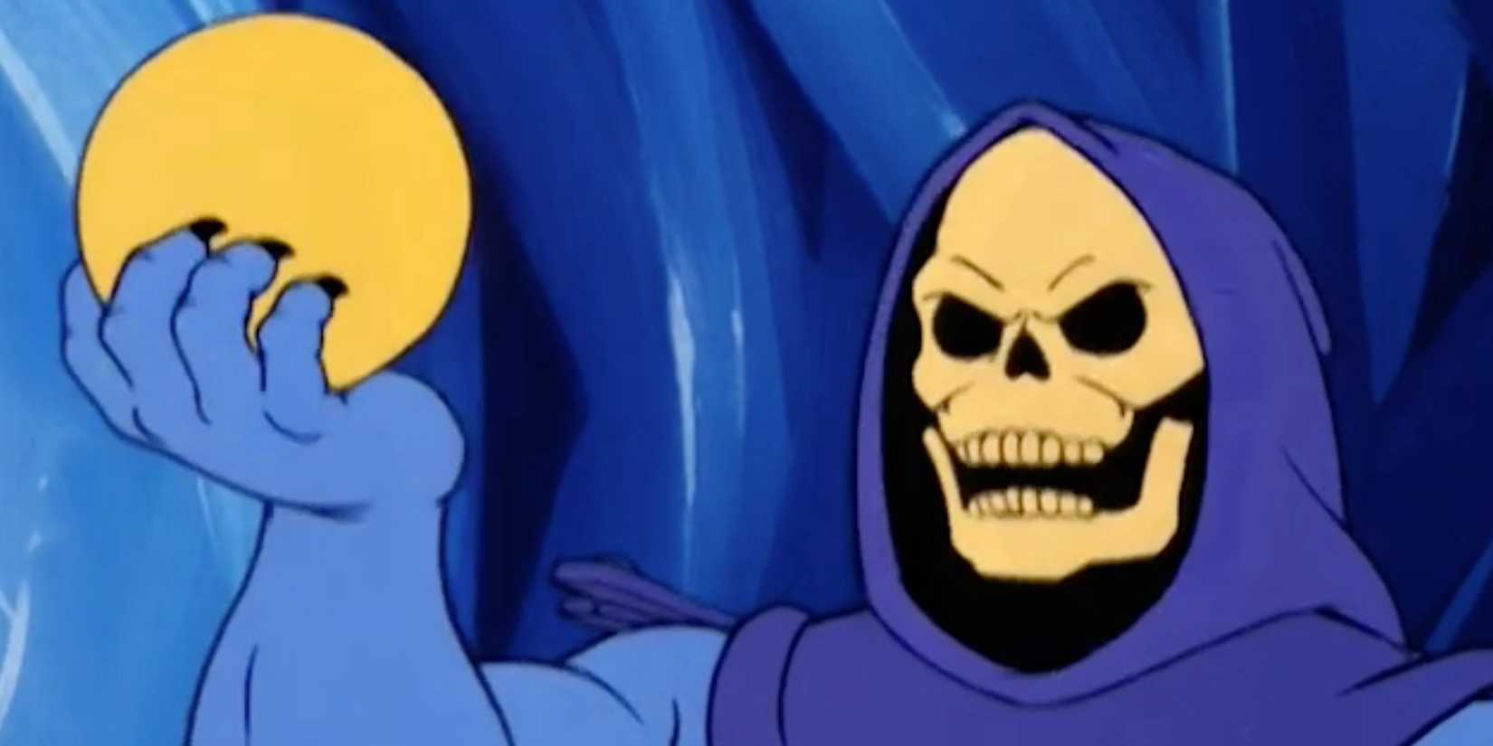 Skeletor holding the Starseed