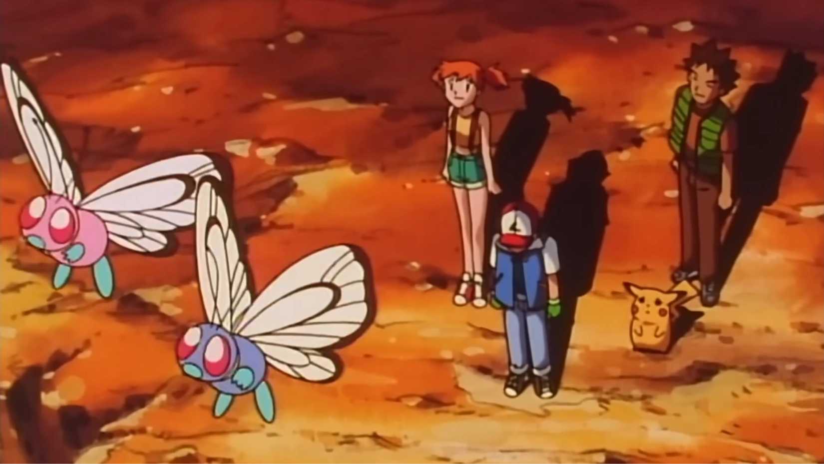Ash Ketchum says goodbye to his Butterfree in Pokémon anime