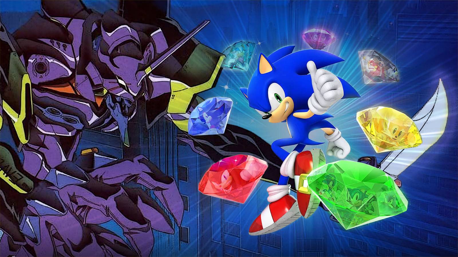 Sega Reveals Official First Look at New Sonic x Evangelion Crossover for ...