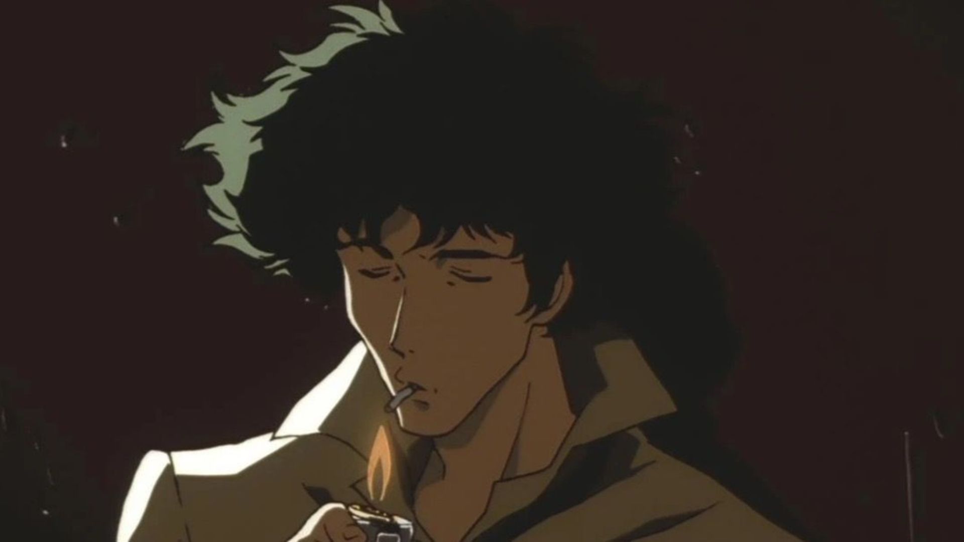 cowboy bebop spike cigarette Anime spiegel cigarettes boys sitting Playmat Gaming Mat Desk 10 Cowboy Bebop Plot Points
