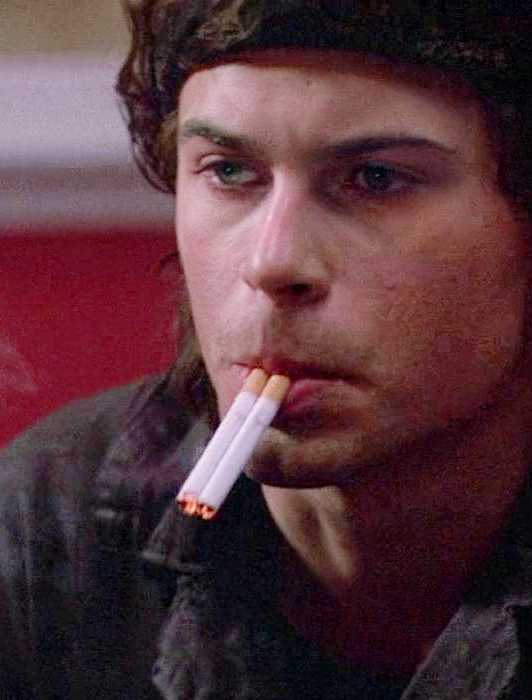 does rob lowe smoke cigarettes marks sobriety of 25 years with support message on Twitter Rob Lowe never ages. He