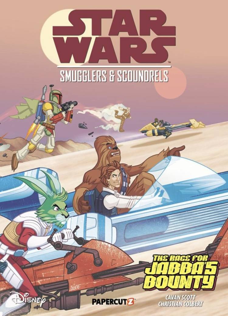 Okładka komiksu Star Wars: Smugglers and Scoundrels Vol. 1 — The Race for Jabba's Bounty
