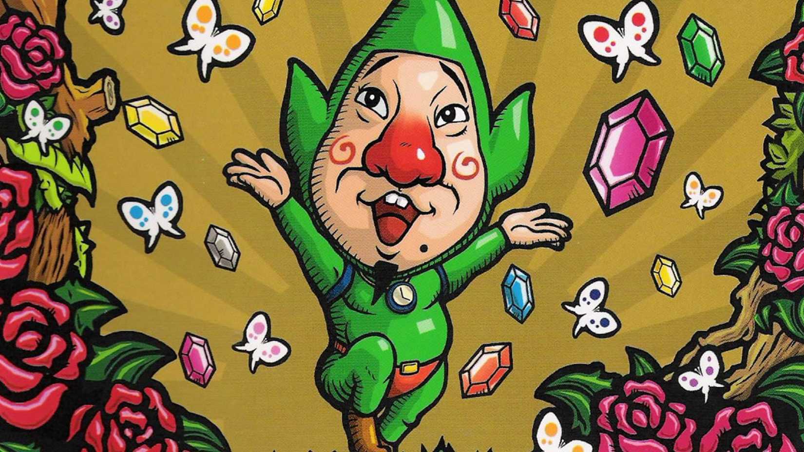 The cover art of Freshly-Picked Tingle's Rosy Rupeeland