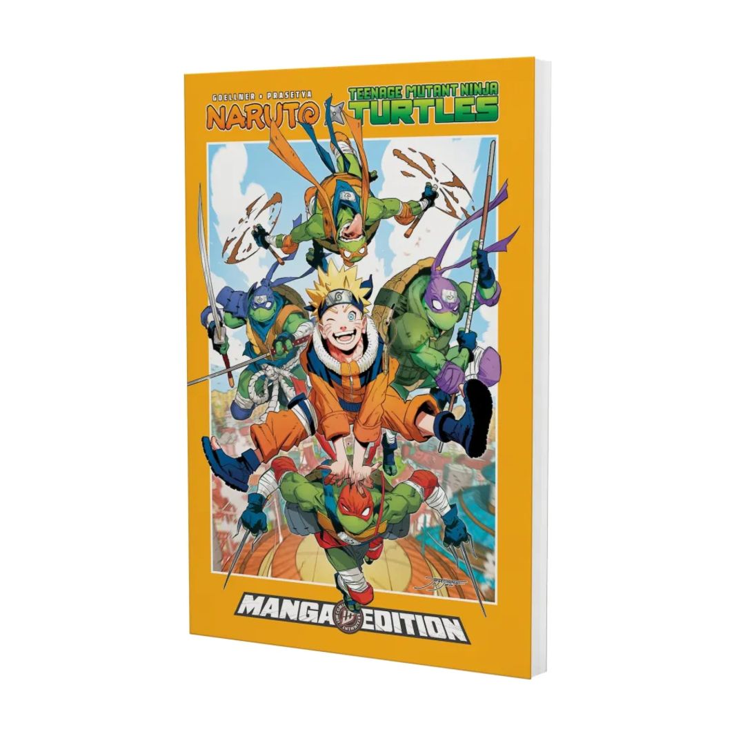 TMNT x Naruto manga cover full