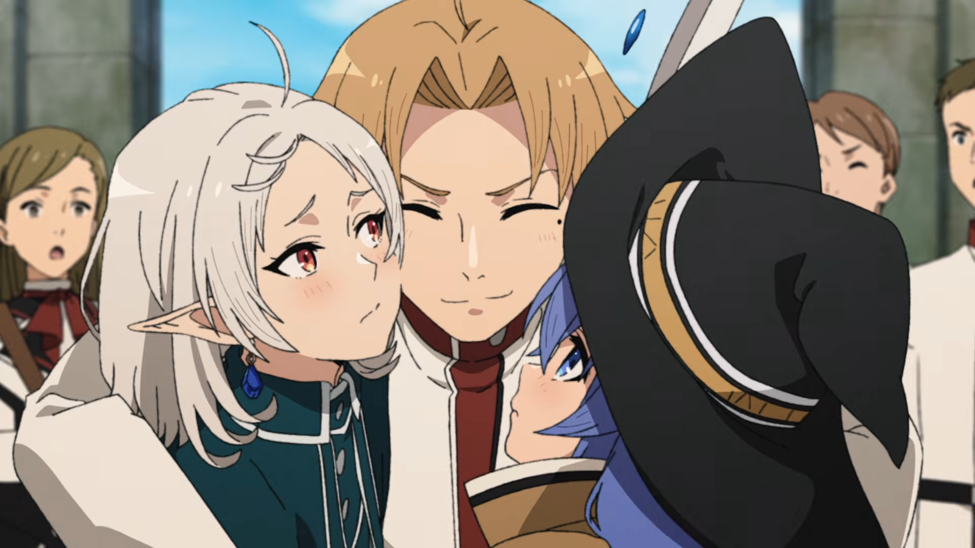 Rudeus Greyrat and his lovers in Mushoku Tensei: Jobless Reincarnation Season 3.