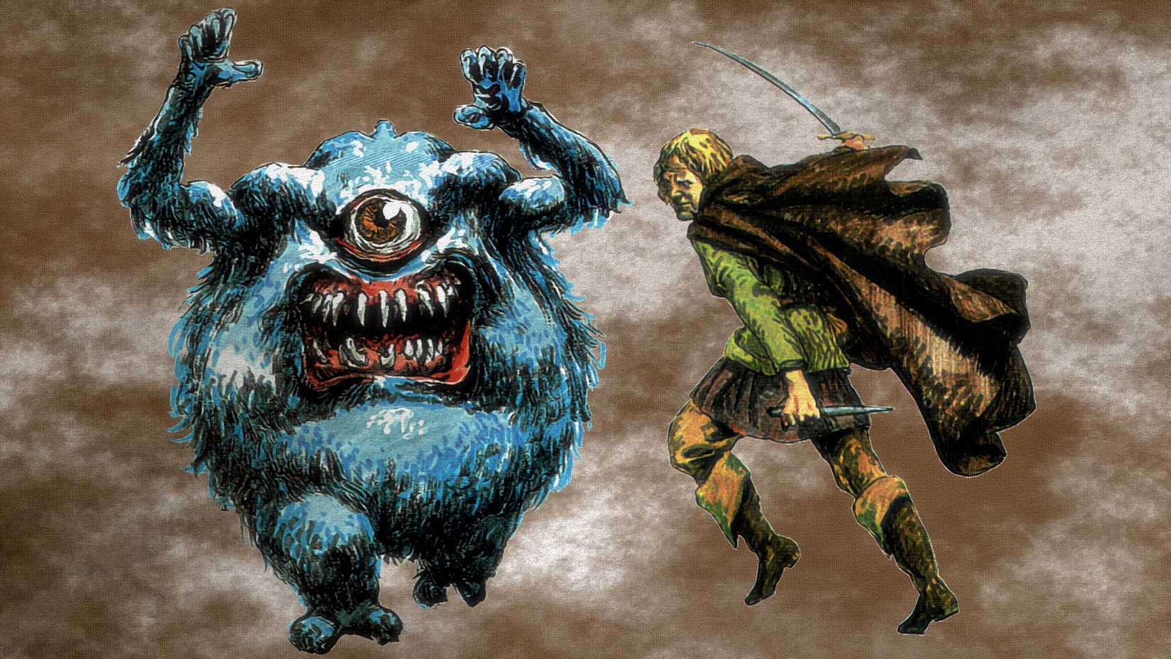 Wizardry V SNES key art