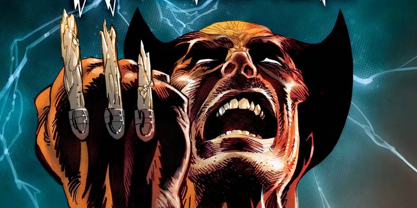 Cover to Wolverine #22 with his claws broken.