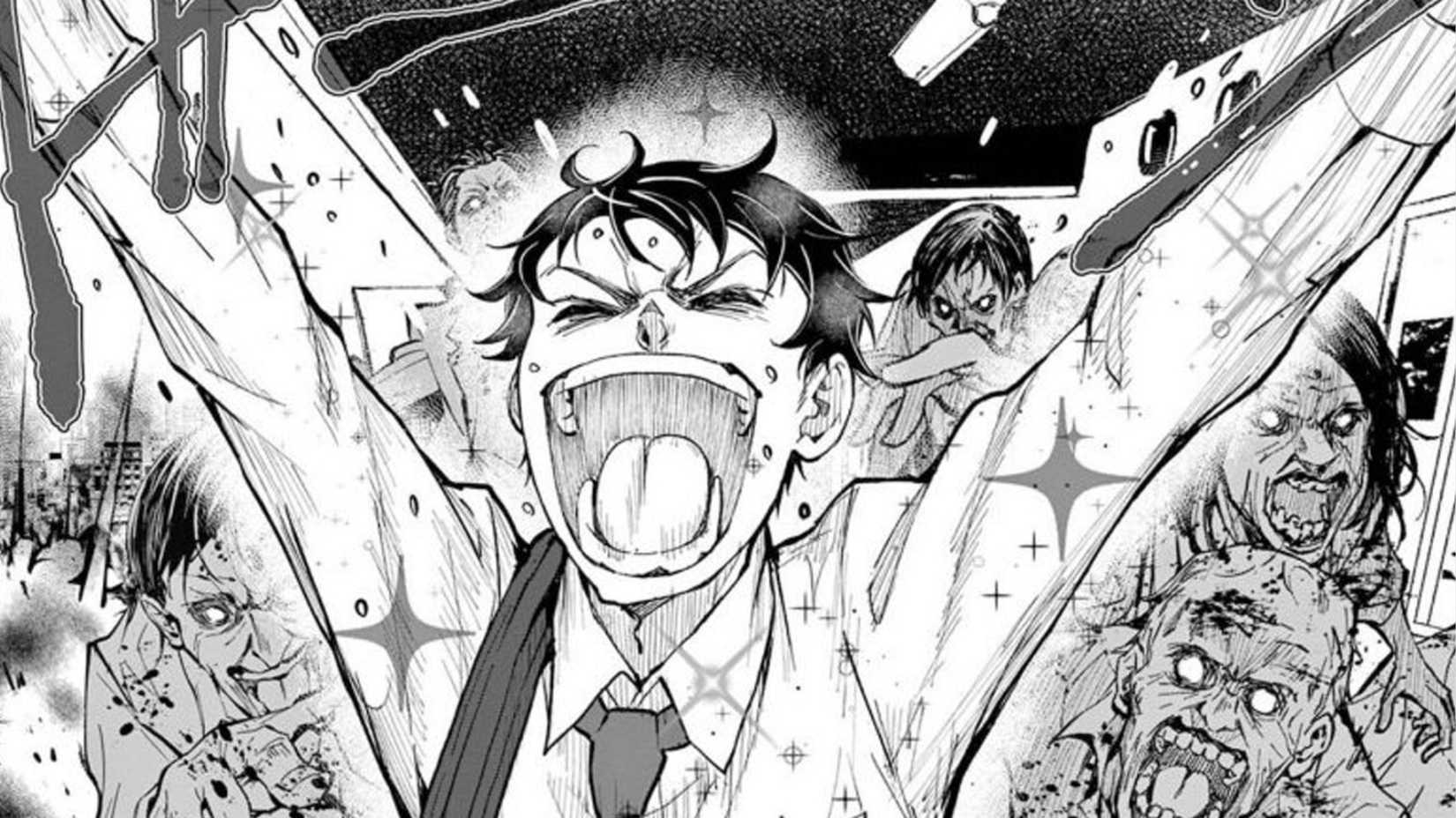 Zom 100: Bucket List of the Dead manga panel Haro Aso