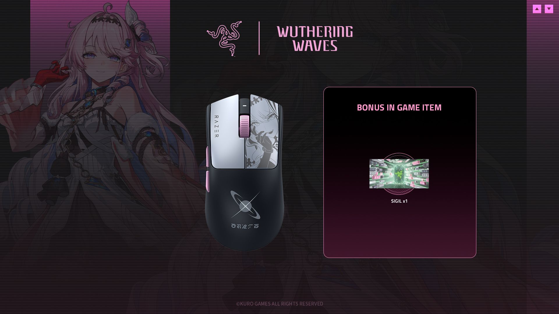 The official Wuthering Waves x Razer limited-edition gaming collection is modeled after the pink-haired beauty, Denia and features an ergonomic gaming chair, a wireless tenkeyless keyboard, a wireless gaming mouse and a large-format mouse mat.