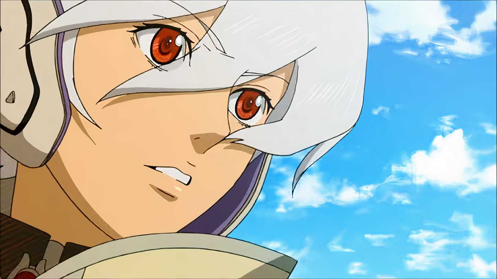 Soldier Blue looks ahead wistfully in Toward the Terra.