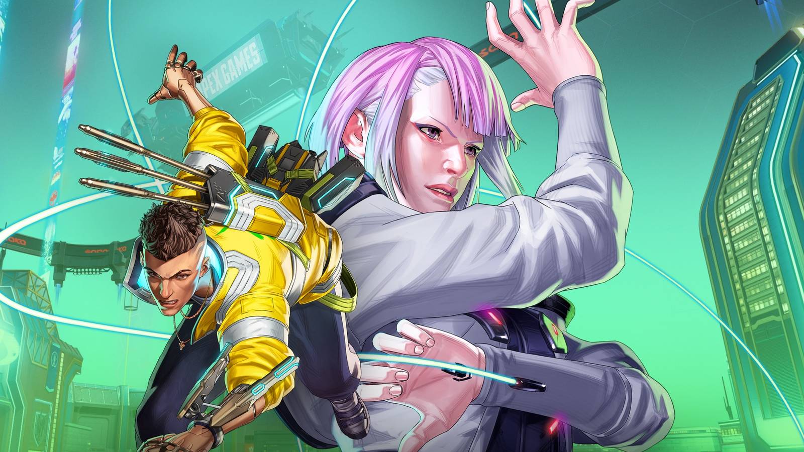 Apex Legends Officially Reveals New Cyberpunk: Edgerunners Crossover Event