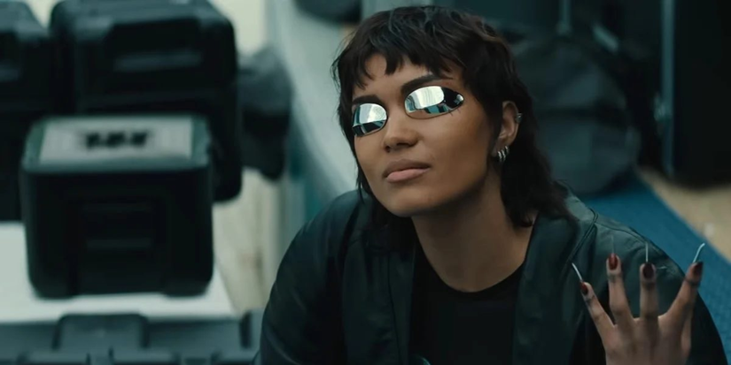Briana Middleton as Molly in Apple TV Neuromancer