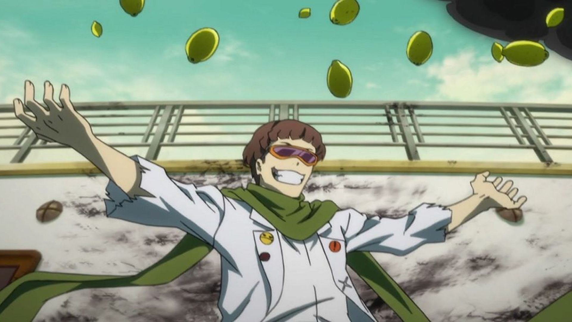 Motojiro Kajii using his Lemonade technique in Bungo Stray Dogs.