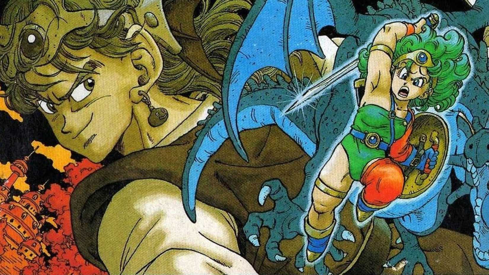 Dragon Warrior IV NES key art